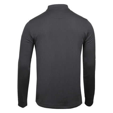 Lochie Mens Grid Fleece Full Zip Full Zip (Black Onyx) #contain