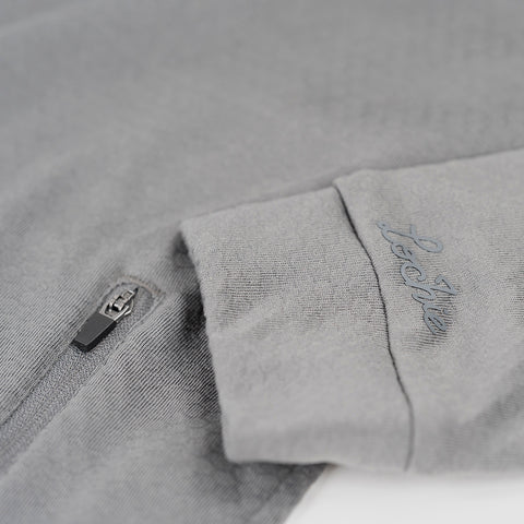 Lochie Mens Grid Fleece Full Zip Full Zip (Lava Smoke)