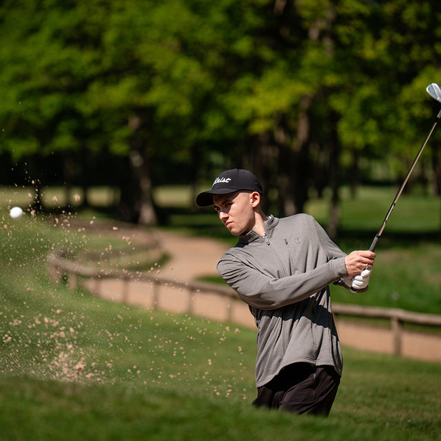 Mens Grid Fleece Full Zip Full Zip (Lava Smoke)