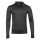 Lochie Mens LS Tech Polo (Black Onyx) #contain