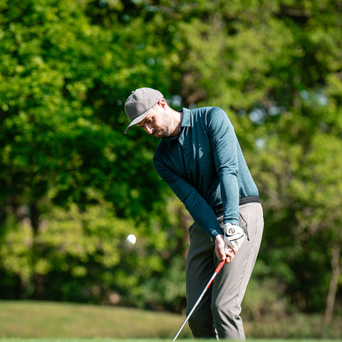 Lochie Mens LS Tech Polo (Deep Dive) @100