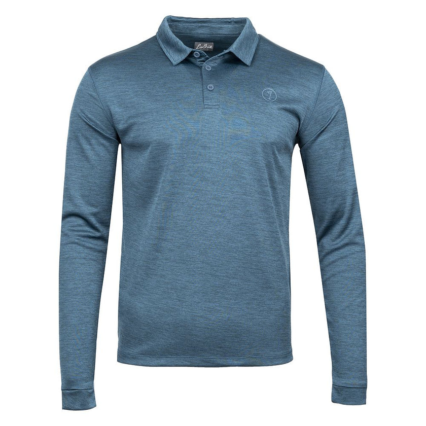 Lochie Mens LS Tech Polo (Deep Dive) #contain