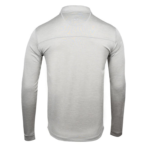 Lochie Mens LS Tech Polo (Harbour Mist) #contain