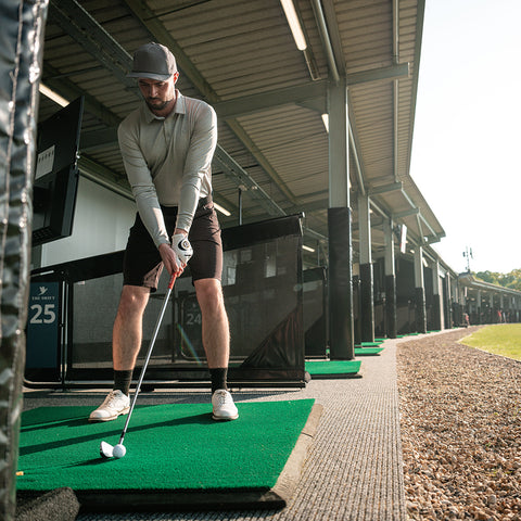 Lochie Mens LS Tech Polo (Harbour Mist) @0