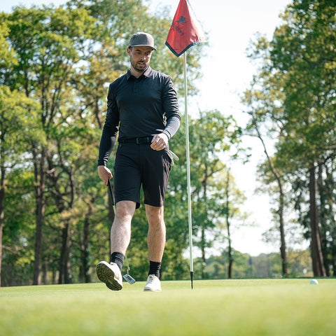 Lochie Mens Softshell Shorts (Black Onyx) @30