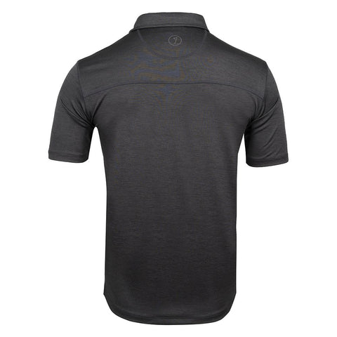 Lochie Mens SS Tech Polo (Black Onyx) #contain