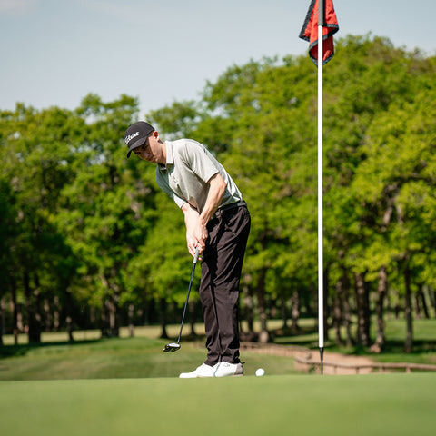 Lochie Mens SS Tech Polo (Harbour Mist) @25