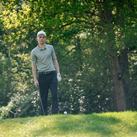 Lochie Mens SS Tech Polo (Harbour Mist) @0